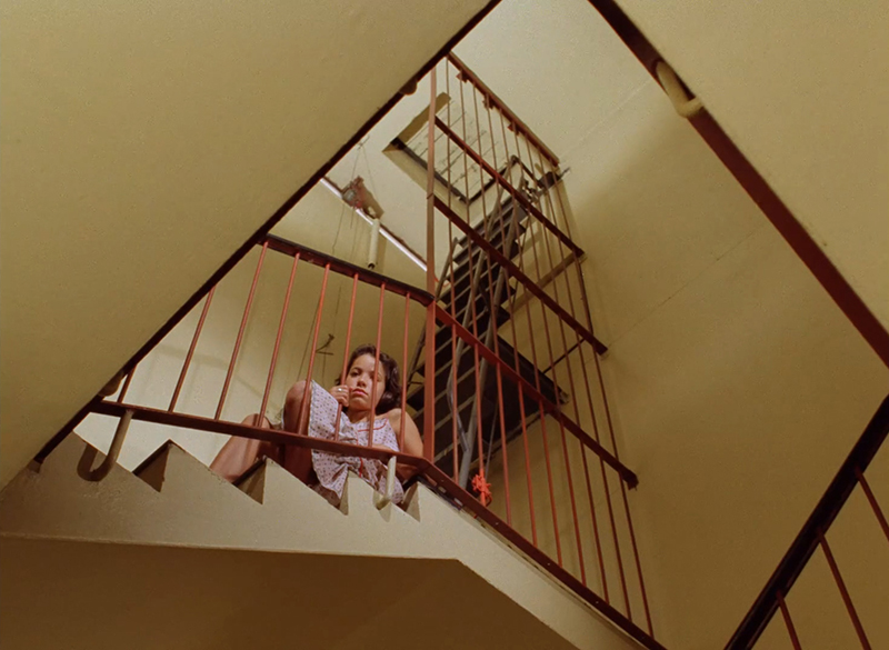 Isabel on the Stairs